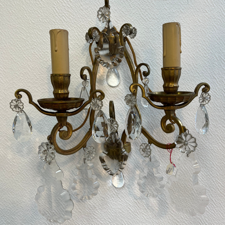 Bronze Cage Louis XV Pampilles Cage Baccarat
