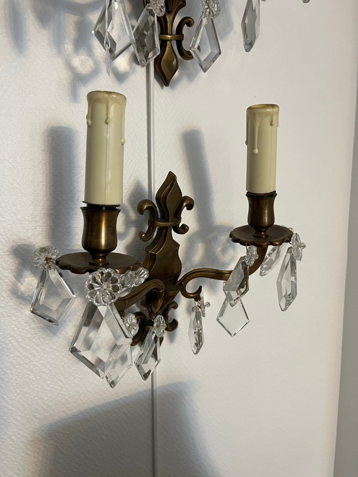 Bronze flapped bronze walls with pampilles
