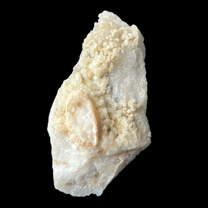calcite sur quartz Guanajuato Mexique DR126b