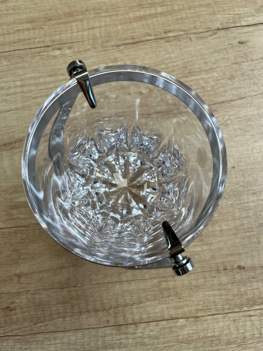 Crystal ice bucket