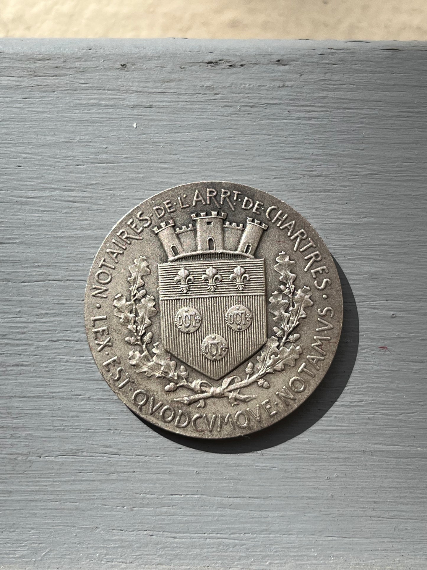 Jeton argent , NOTAIRE, CHARTRES