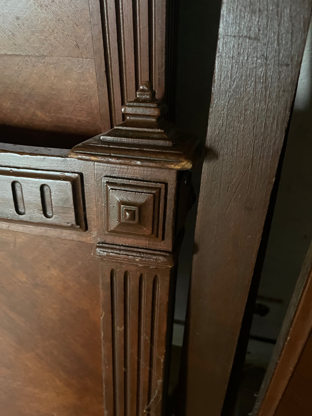 lit bois style louis XV 140x210