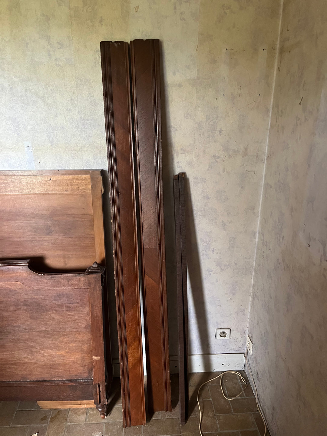 lit bois style louis XV 140x210