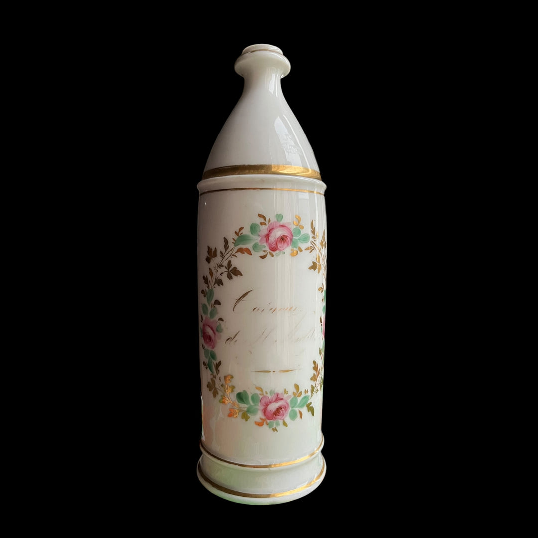 Porzellanflasche aus Paris Curaçao aus Holland XIX