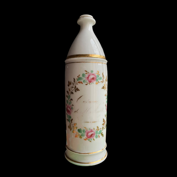 Porzellanflasche aus Paris Curaçao aus Holland XIX