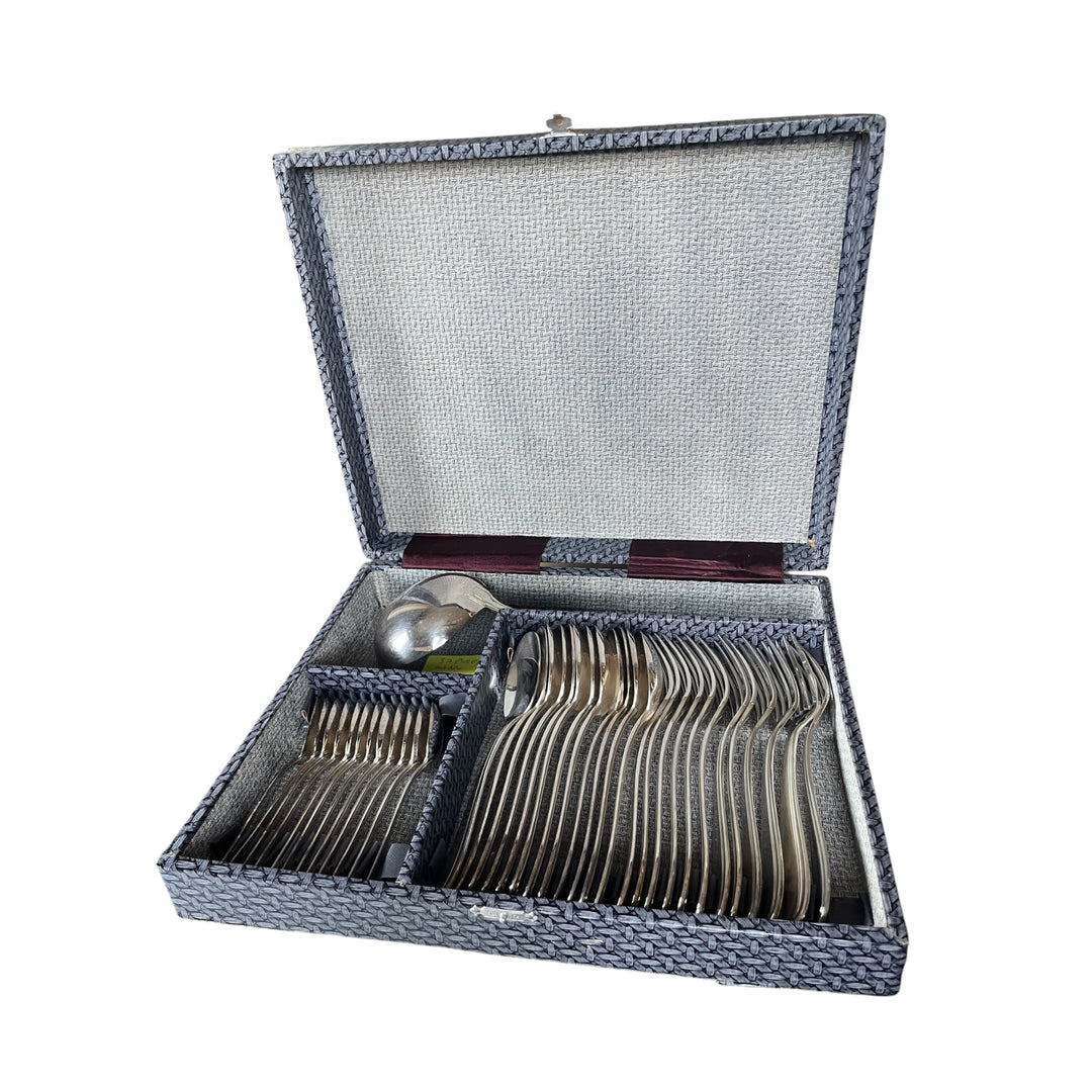 Haushaltsart Deco Dixi Silber Metal 37 Stücke