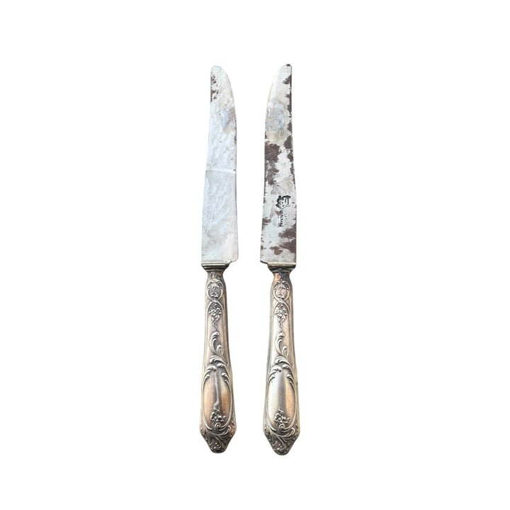 12 knobs silver silver rockery and steel blade the fox head
