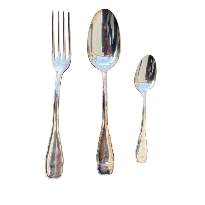 POP household 35 pieces Silver metal net model