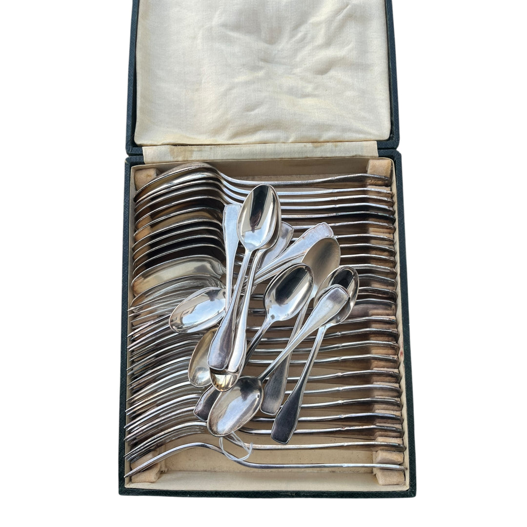 POP household 35 pieces Silver metal net model