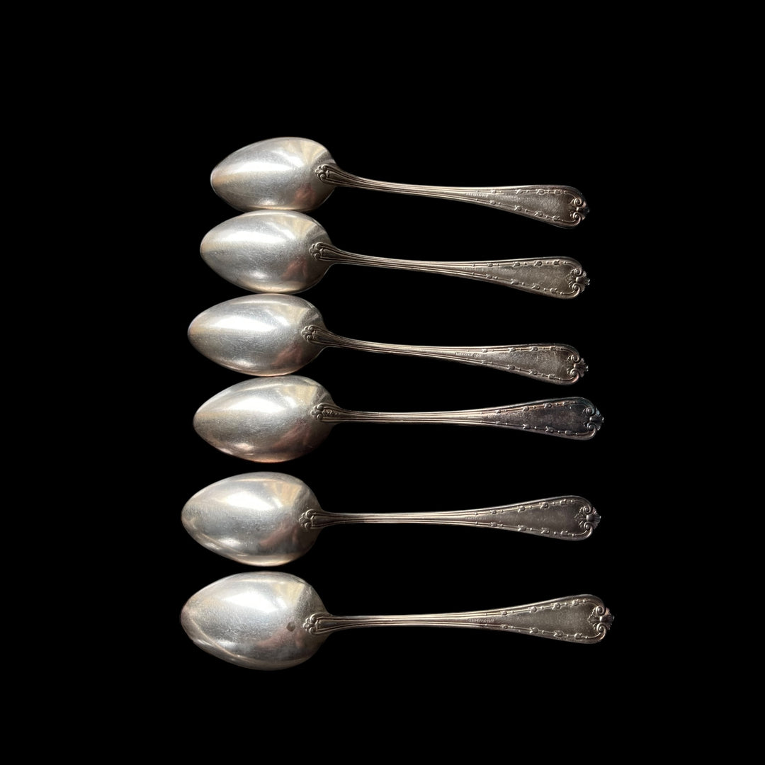 HERIGE DEETJEN 6 people with 6 knobs Silver Silver Filled Epoch Art Nouveau