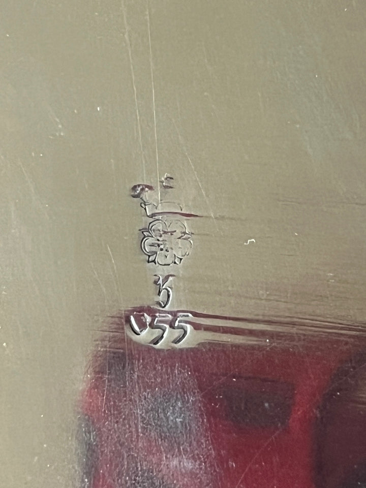 Fischservice -Schüsselart Regene in Zinn 54 cm