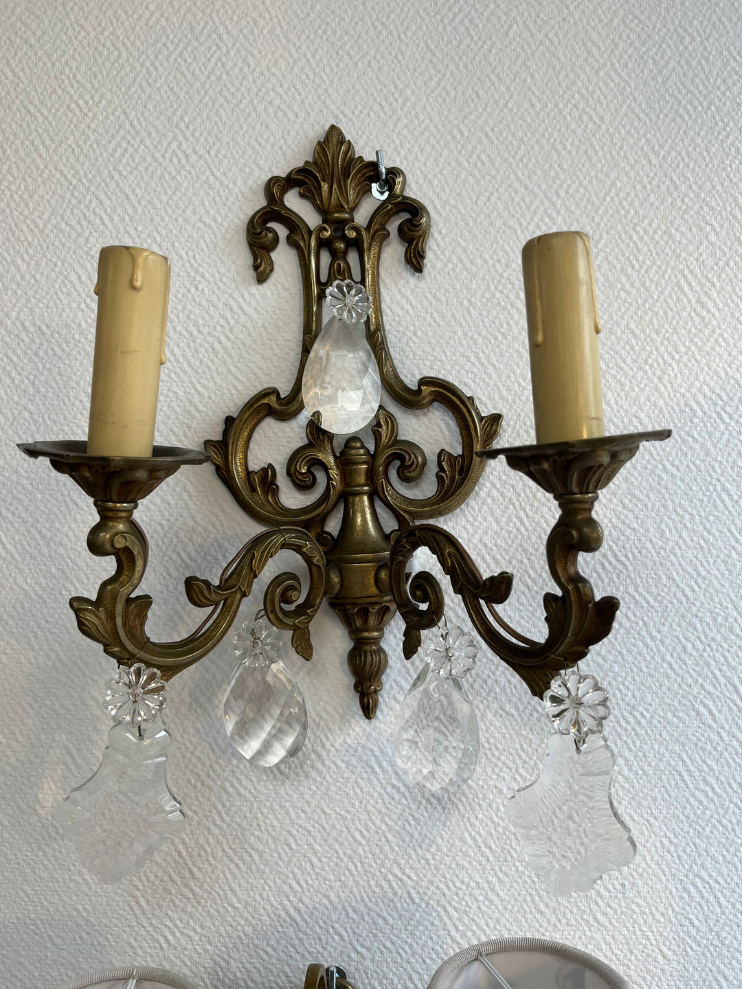 Bronze and Pampilles Style Louis XV