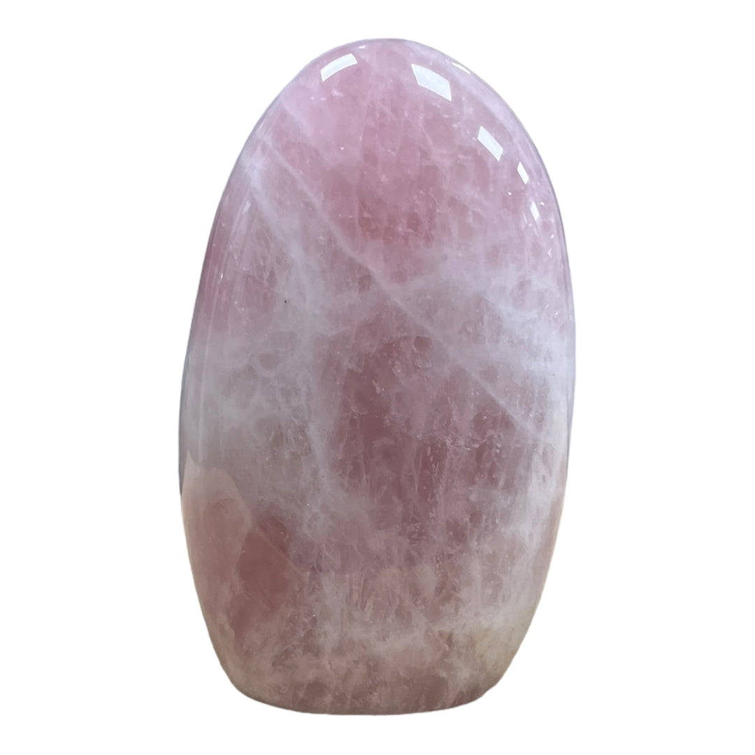 Quartz rose poli Madagascar 1,1kg QTZR3