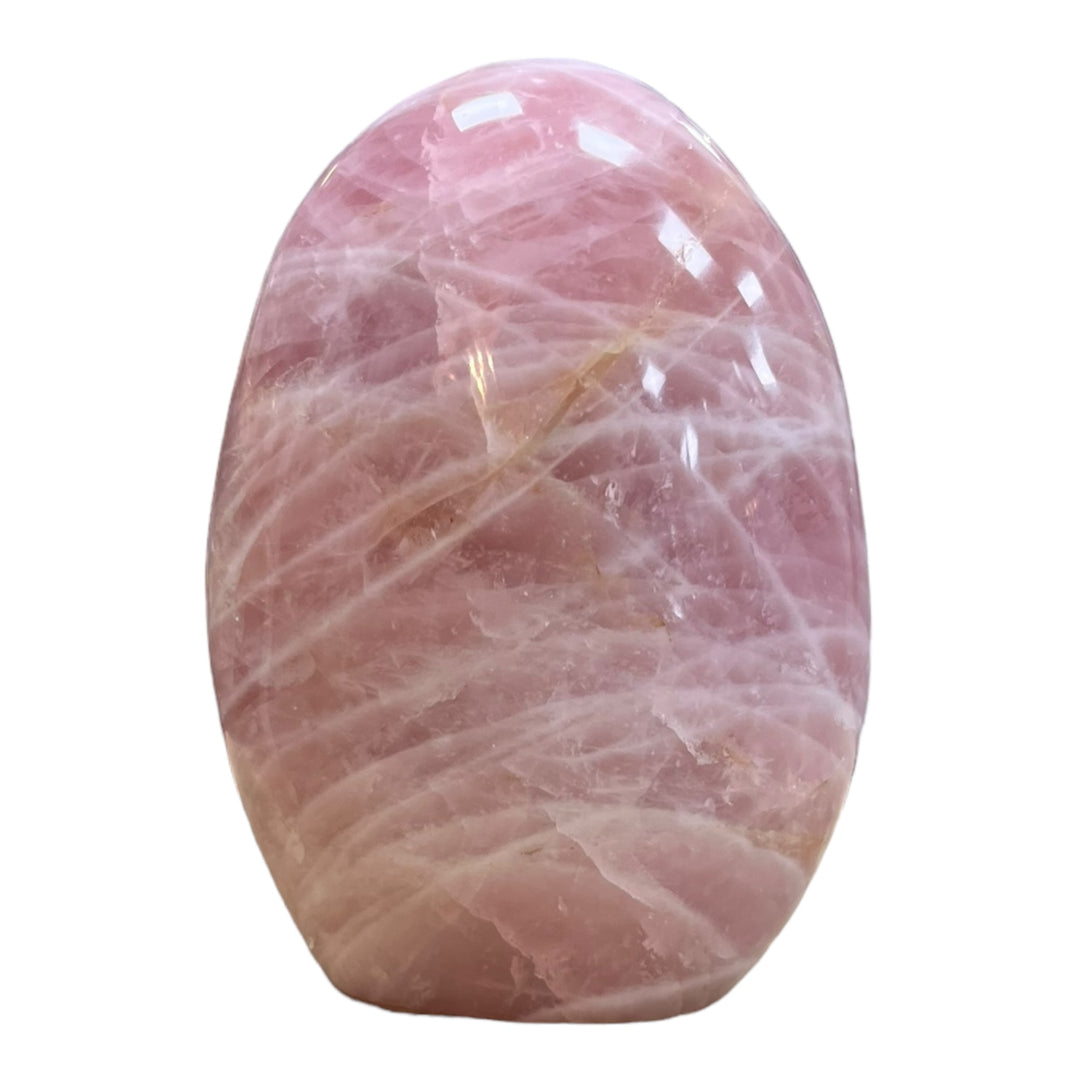 Quartz rose poli Madagascar 1,12 kg  QTZR7