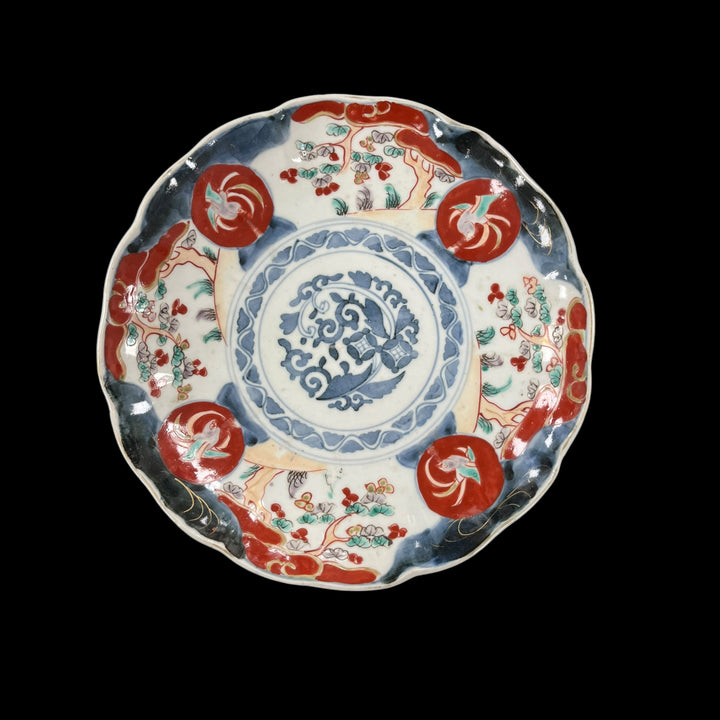 Assiette japonaise Imari en céramique Fin xixe