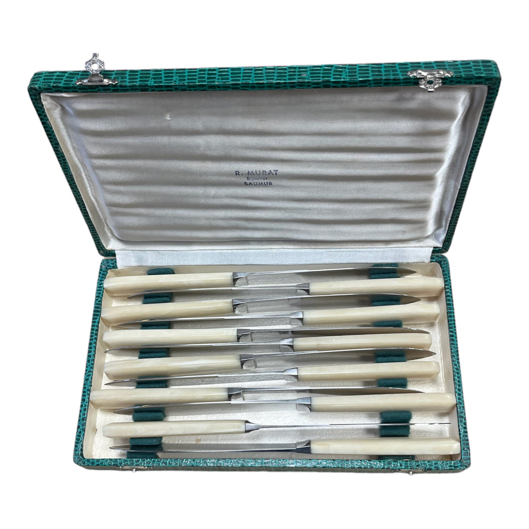 12 Nylon sleeve knives stainless steel blade