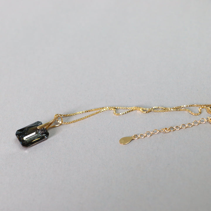 吊坠与施华洛世奇水晶,银灰,金银,诺米