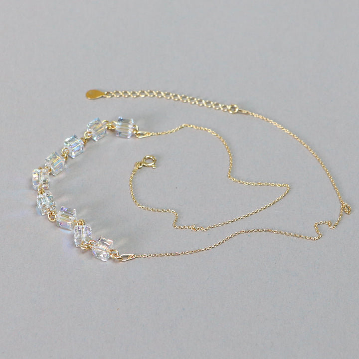 手镯,施华洛世奇晶体,金银,ab晶体,多立方体