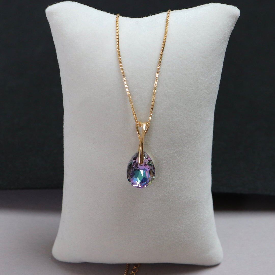 带有施华洛世奇晶体,金银,VL晶体,凯特的吊坠