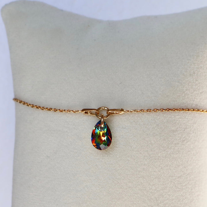 带有施华洛世奇晶体的手镯,金银,VM晶体,凯特