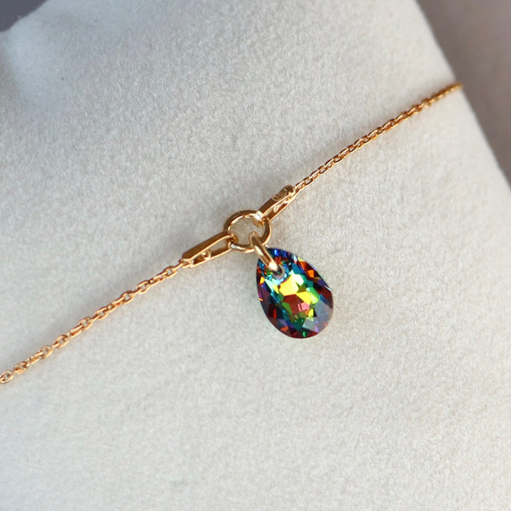 带有施华洛世奇晶体的耳环,金银,VM晶体,凯特