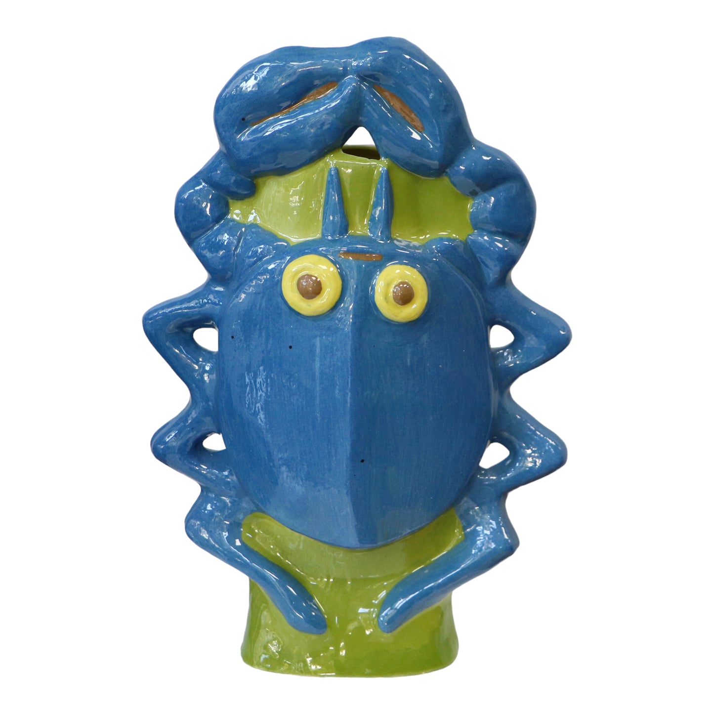 Vase soliflore crabe de Sandra Corina
