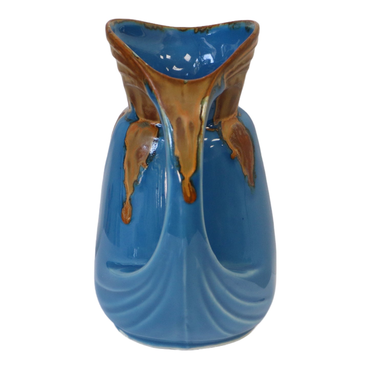 Pichet art nouveau en grès flammé de Denbac