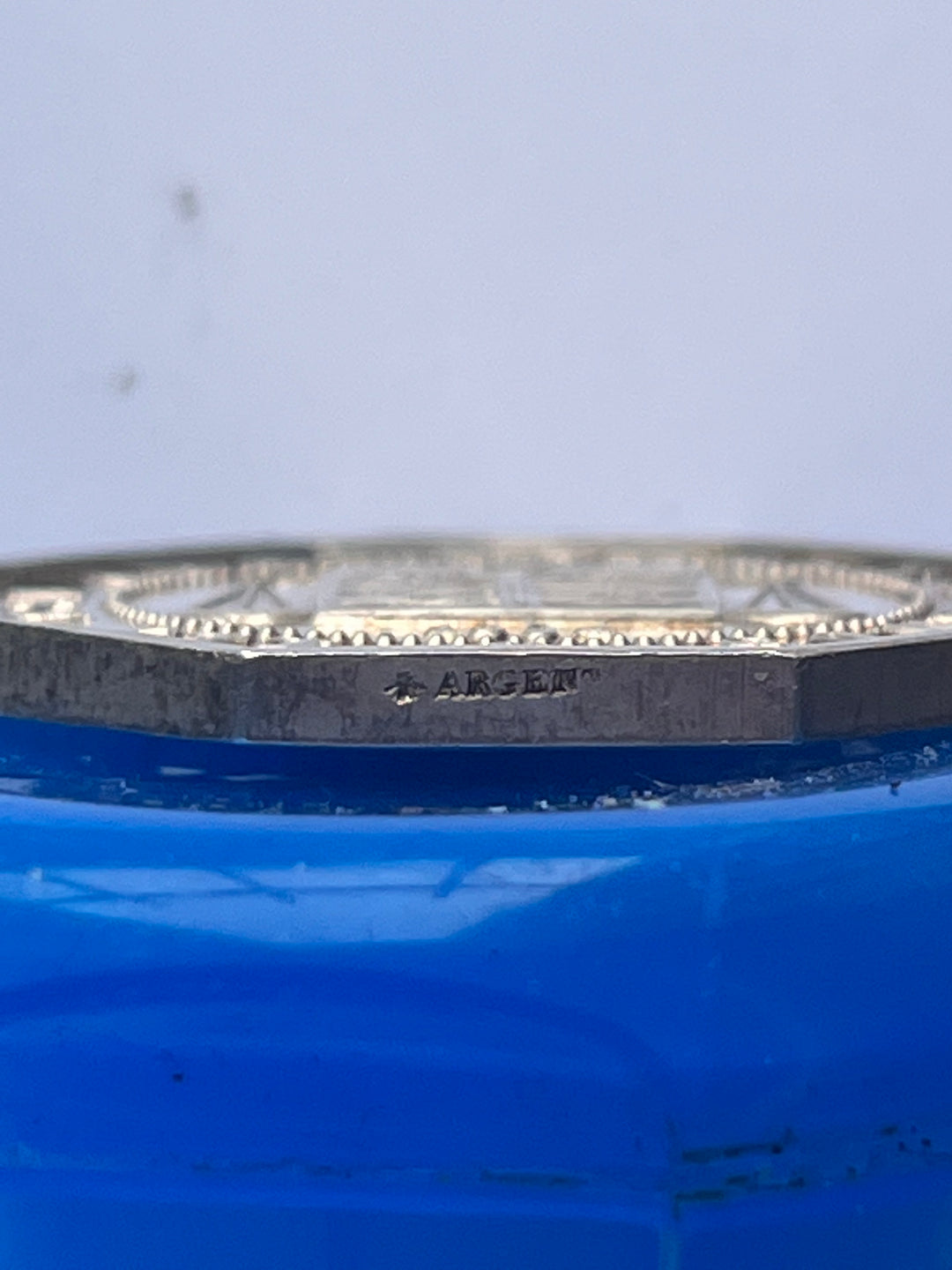 Silbertoken, Notare, Péronne 1858 großartige Biene