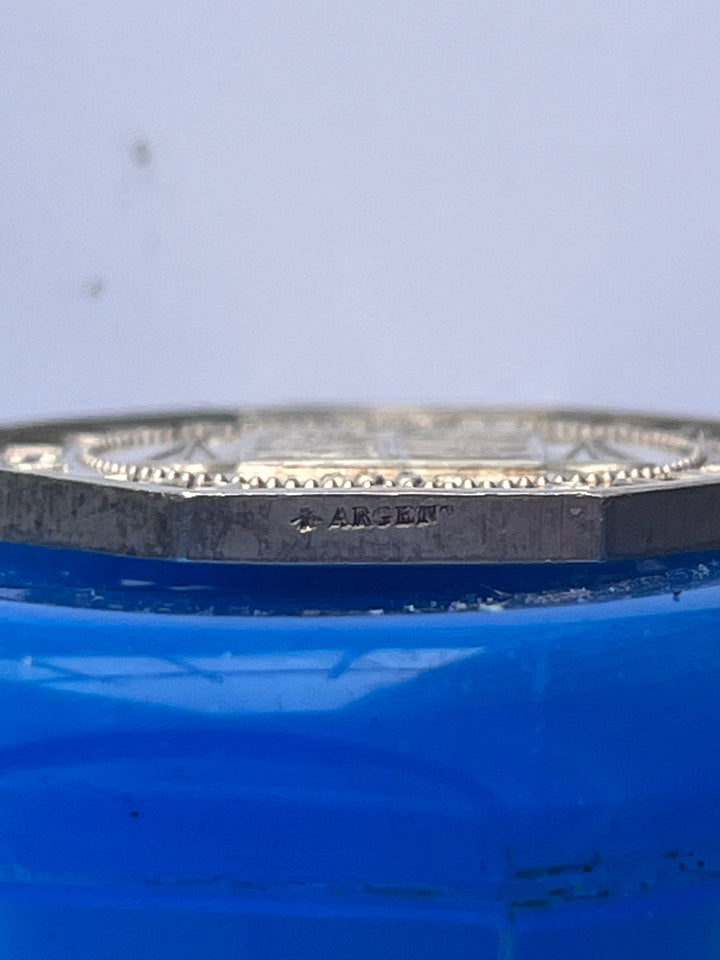 Silbertoken, Notare, Péronne 1858 großartige Biene