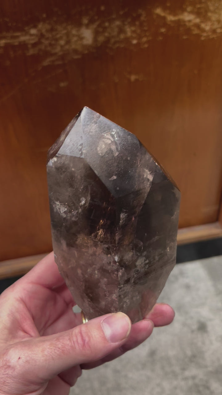 Cristal de Quartz fumé 848g