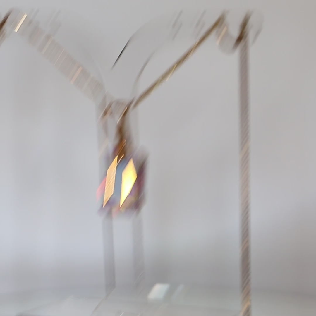 吊坠与施华洛世奇水晶,Ab Crystal,金银,Noemie