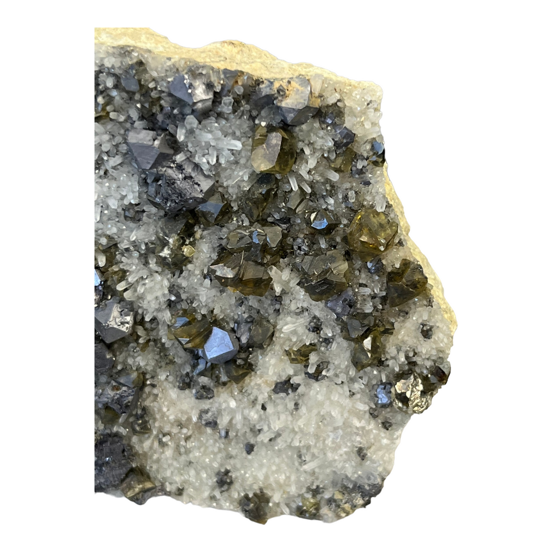 Sphalérite Cleiophane, quartz Bulgarie M18W122