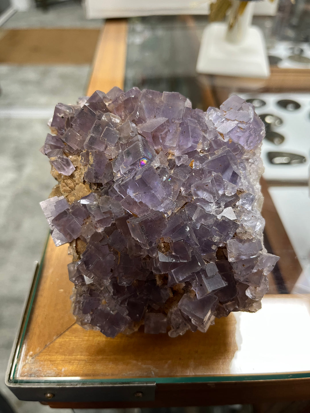 Fluorite mauve Quartz Asturies Espagne DR113