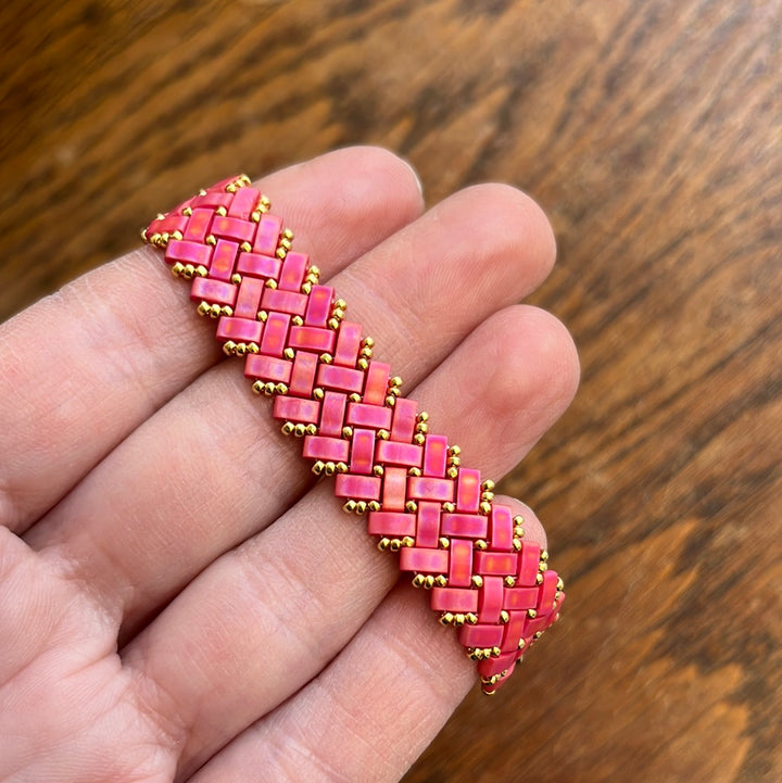 Bracelet V4 rouge matte