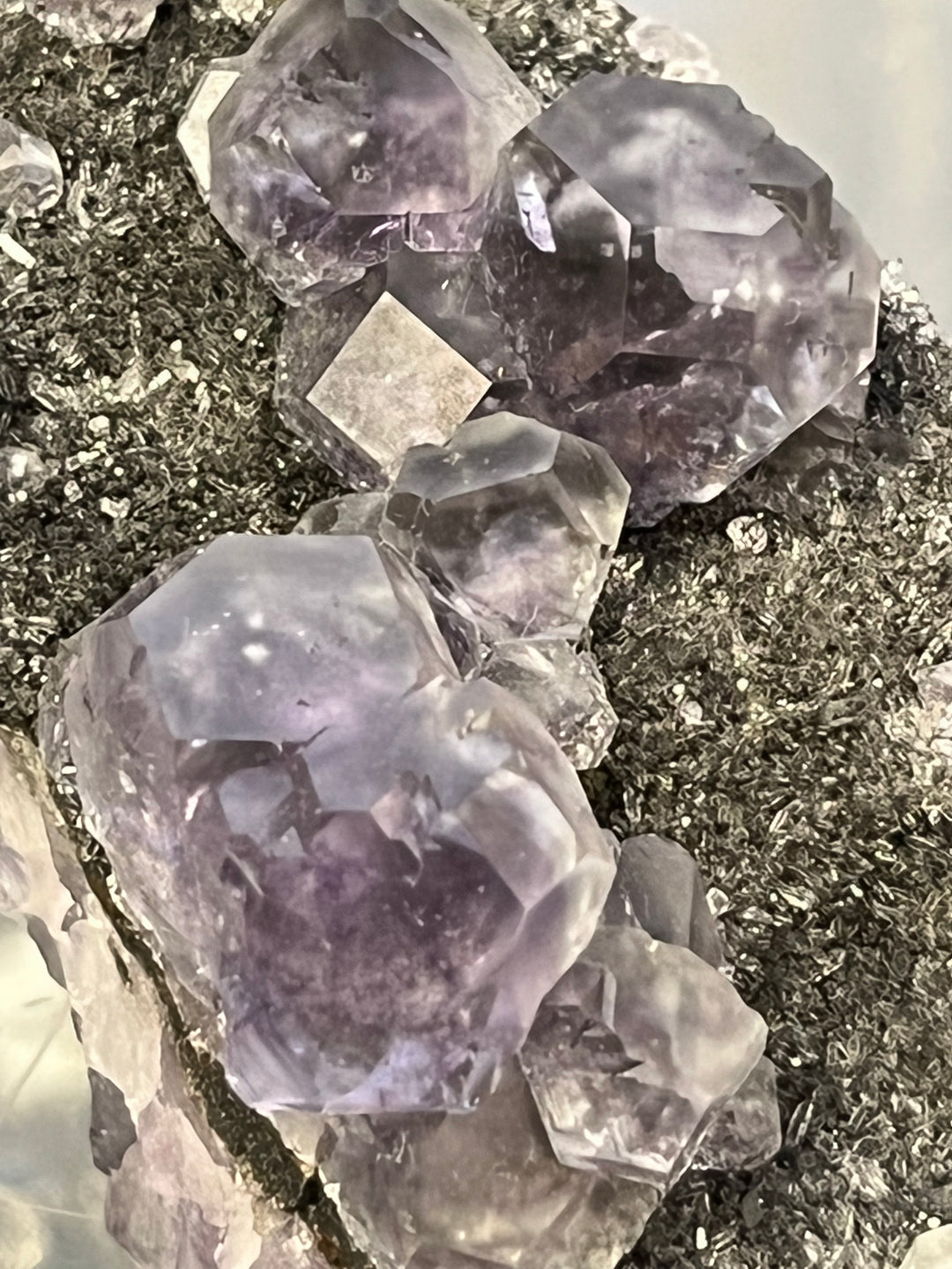 Fluorite + arsenopyrite Yaogangxian  Chine M18W112