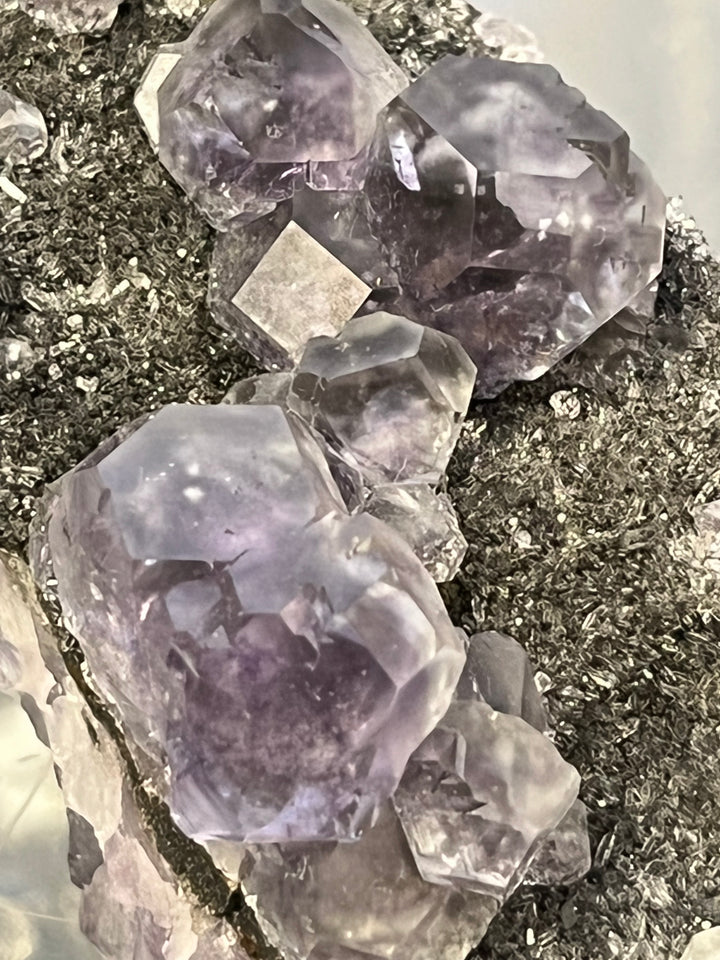 Fluorite + arsenopyrite Yaogangxian  Chine M18W112