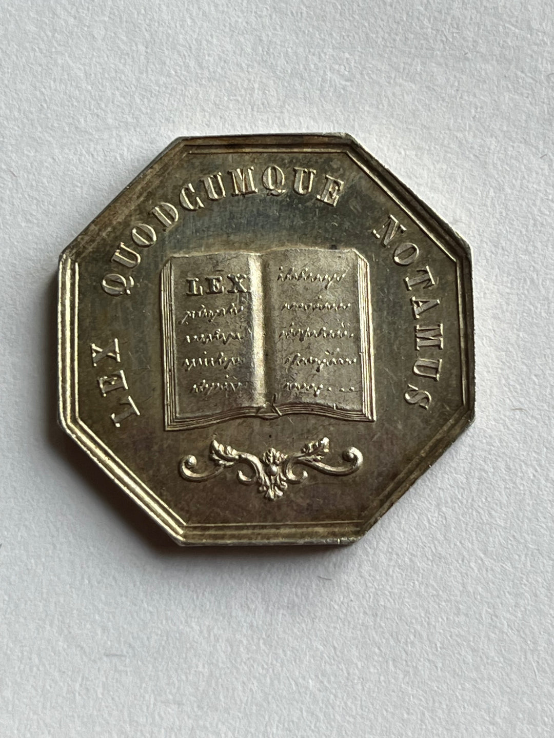 Silbertoken, Notar, Saint Quentin, Pipe Punch