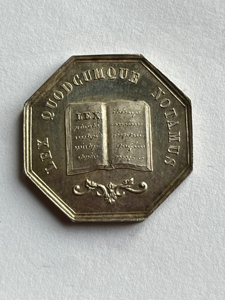 Silbertoken, Notar, Saint Quentin, Pipe Punch