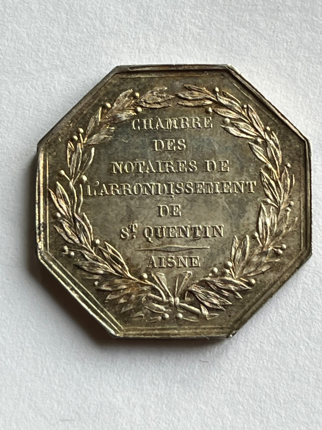 Silbertoken, Notar, Saint Quentin, Pipe Punch