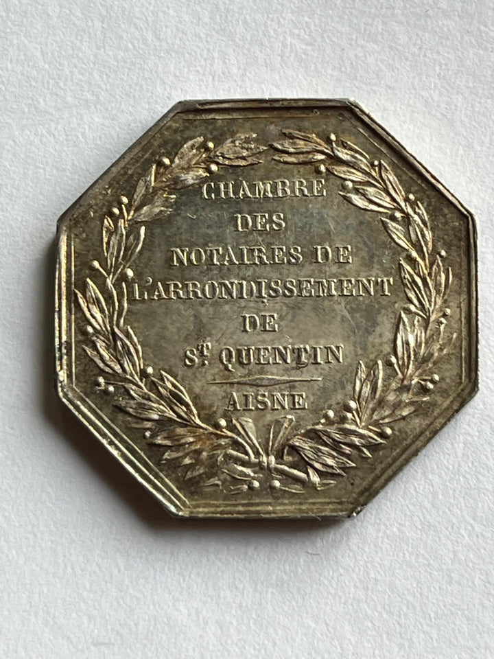 Silbertoken, Notar, Saint Quentin, Pipe Punch