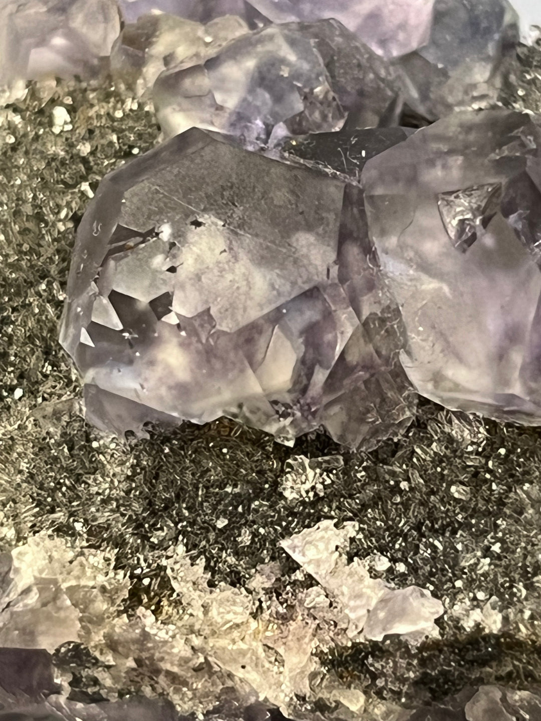 Fluorite + arsenopyrite Yaogangxian  Chine M18W112