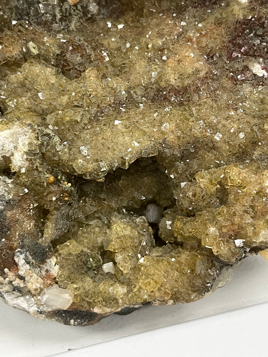 Fluorite jaune calcite,marcassite Moscona Espagne 5 kg DR224