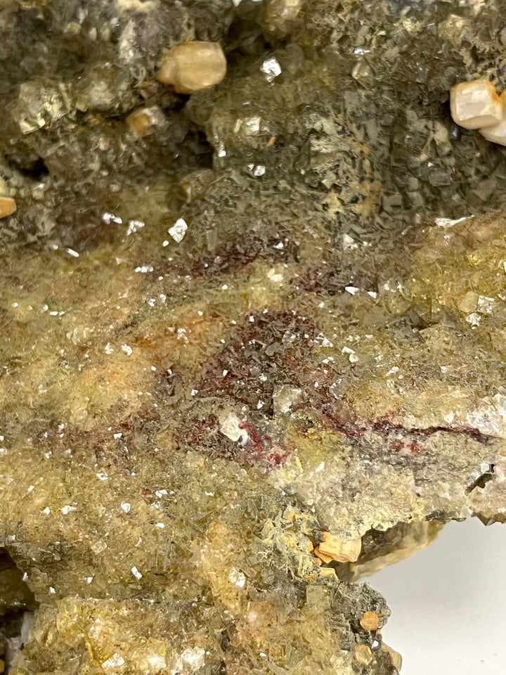 Fluorite jaune calcite,marcassite Moscona Espagne 5 kg DR224