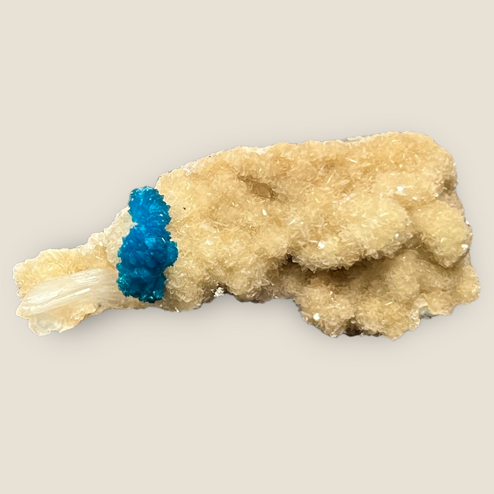 Cavansite sur stilbite Pune Inde DW18