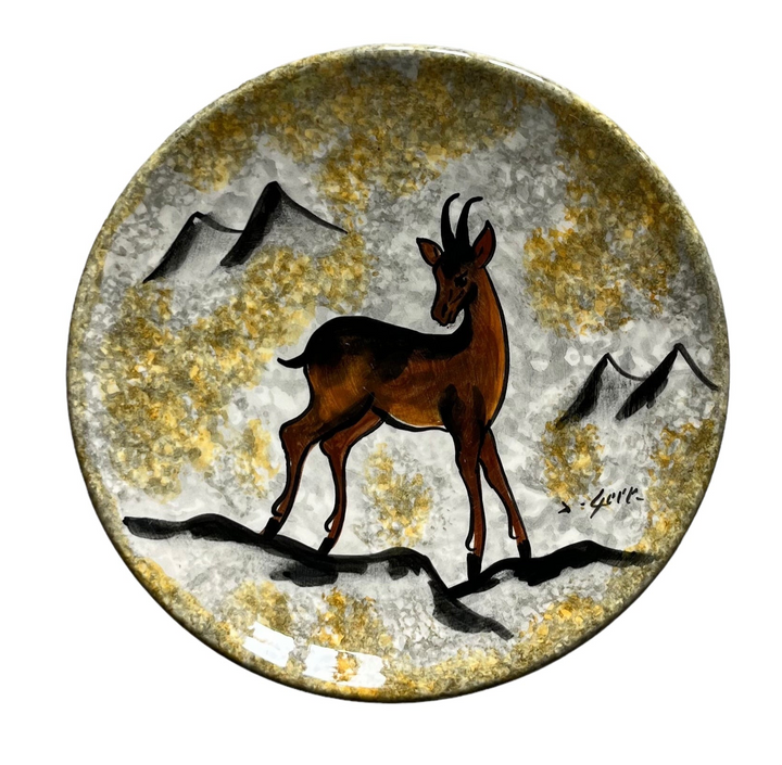 Dekorative Plattenthema von Gelb Lascaux