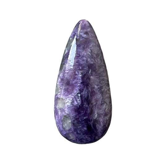 Charoite, CHR051, taille cabochon, 40x19x6 mm