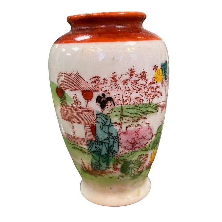 Vase ancien porcelaine Japon Dai Nippon Meiji Kutani