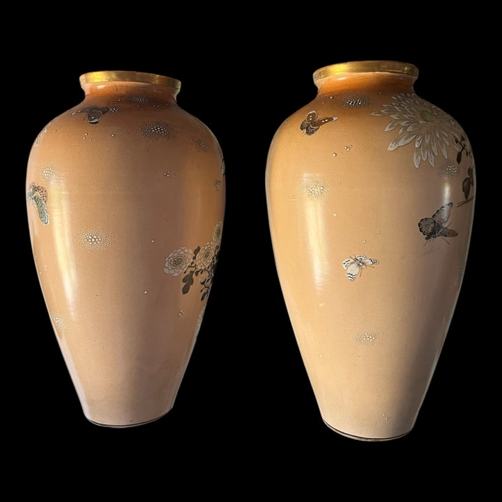 deux vases japonais Satsuma