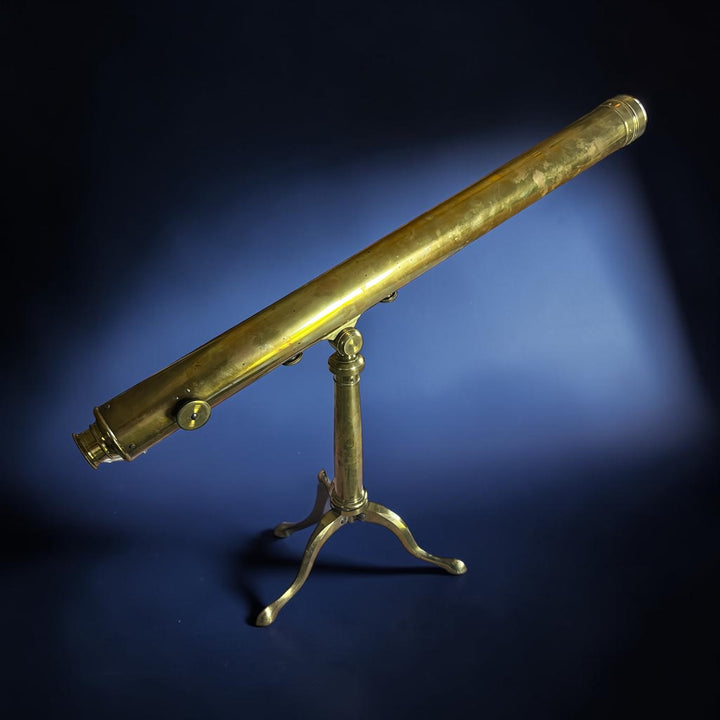 lunette astronomique en laiton XIXe optique Bardou
