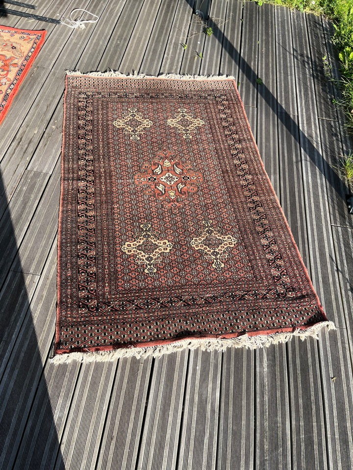 Ancien Tapis perse en laine 195x120
